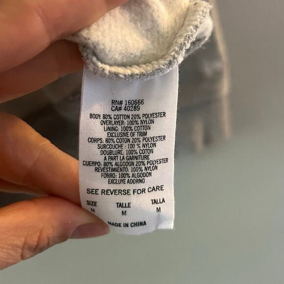 NFL Minnesota Vikings New Era Full Zip Hoodie Women’s Medium Gray Purple Gold - Picture 9 of 9